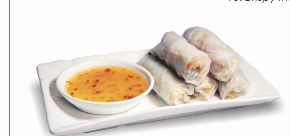 Vietnamese Spring rolls with barbeque pork (6 pieces)