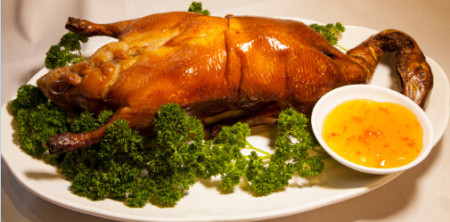 Chef's special juicy roast duck
