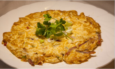 Combination egg foo young