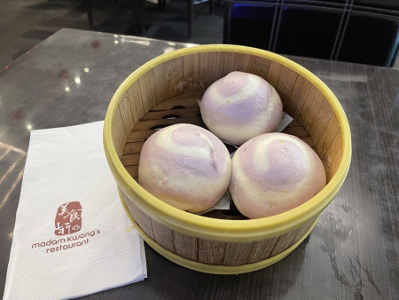 Steamed Taro veg buns (3pieces) - savoury