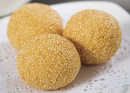 Deep fried sesame balls (3 pieces)