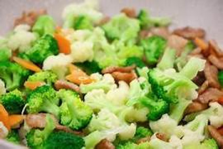 Pork and mixed vegetables stir fry