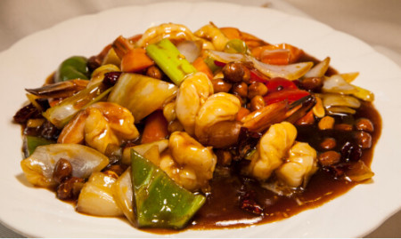 Kongpao Prawn stir fry