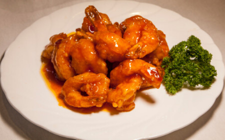 Sweet and sour prawn cutlets