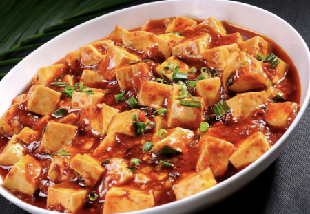 Mapo tofu with pork mince