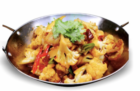 Spicy mixed vegetables stir fry