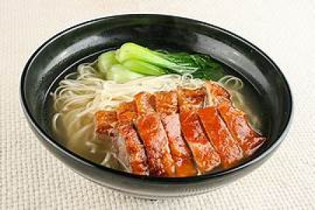 Roast duck rice vermicelli soup