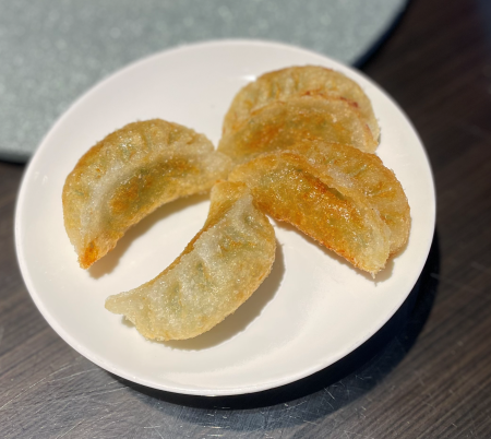 Fried pork & chives dumpling (4pieces）