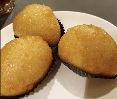 Fried savoury pork dumpling (3 pieces) - contains dried shrimps