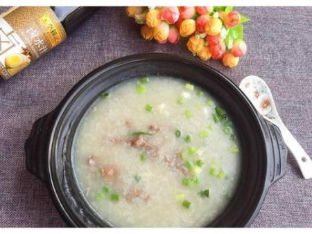 Beef congee