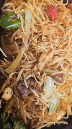 Combination fried rice vermicelli